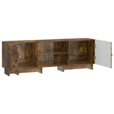 TV Cabinet Smoked Oak 150 x 31 x 50 cm Engineered Wood 894000