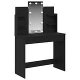 Dressing Table Black Oak 96 x 39 x 142 cm Engineered Wood 862109