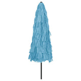 Garden Parasol with Steel Pole Blue 324x324x247 cm 4005110