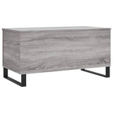 ZNTS Coffee Table Grey Sonoma 90x44.5x45 cm Engineered Wood 830986