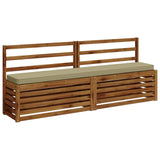 2-Piece Bench Cushions VUGHT 2 pcs 100% Polyester Light Green 950881