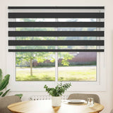 Zebra Blind Black 165x150 cm Fabric Width 160.9 cm Polyester 4014248