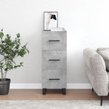 Sideboard Concrete Grey 34.5x34x90 cm Engineered Wood 828632