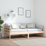 Day Bed Natural Pine Solid Pine Wood Single size 820367