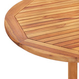 Outdoor Dining Set Natural Teak Solid Teak Wood 5 Piece Set 49003