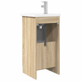 Bathroom Vanity with Sink Sonoma Oak 42 x 40 x 84.5 cm 890086