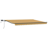 Retractable Awning Manual Multicolour 400 x 350 cm Fabric 3330772