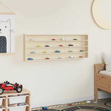 Wall Display Case Beige 100 x 8.5 x 36 cm Engineered Wood 42015621