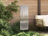 Garden Privacy Screen Silver 32 x 140 cm Stainless steel 876242