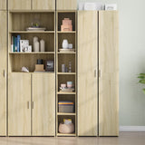 Highboard Sonoma Oak 30x41x185 cm Engineered Wood 846413
