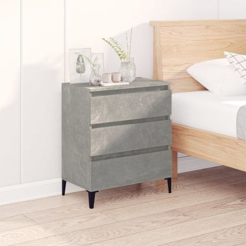 ZNTS Sideboard Concrete Grey 60x35x70 cm Engineered Wood 823052