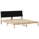 Bed Frame with Upholstered Headboard Brown 180 x 200 cm 3394385