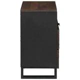 Bedside Cabinet Walnut 50 x 33 x 62 cm Solid Acacia wood 4018018