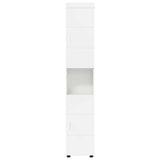 Bathroom Cabinet Set TULUM High Gloss White 37 x 31.5 x 203 cm 880355