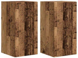 TV Wall Cabinet 2 pcs Old Wood 30 x 31 x 80 cm Engineered Wood 892306