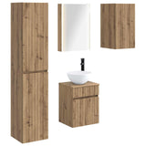 Bathroom Cabinet Set 5 pcs Artisan Oak 43 x 11.5 x 60.5 cm 3407358