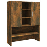 Washing Machine Cabinet Smoked Oak Engineered Wood 3120182