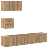 TV Cabinet Set Wall-mounted 3 pcs Artisan Oak Engineered Wood 3393140
