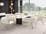 Set of 2, velvet dining, single light luxury living room bedroom swivel, Leisure swivel N606P452770B