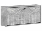 Wall-Mounted Shoe Cabinet ALKMAAR 71 x 17 x 43 cm Concrete Grey 896188
