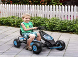 Kids Pedal Go Kart, with Adjustable Seat, Inflatable Tyres - Blue T3398P348330