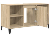 Sink cabinet with Shelf with Storage Sonoma Oak 80 x 33 x 60 cm 881271