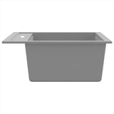 Granite Kitchen Sink Single Basin Grey 142949