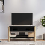 ZNTS TV Cabinet Black 82x38x45 cm Engineered Wood 345661