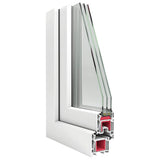 Basement Window "RISOR" 50x75 cm Tilt&Turn DIN Left White 4108342