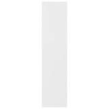 Book Cabinet White 50x25x106 cm Engineered Wood 801107