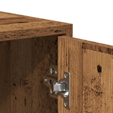 Bathroom Cabinet Old Wood 30x30x183.5 cm Engineered Wood 856064