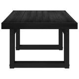 Coffee Table NOAIN Black 119 x 60 x 40 cm Solid Pine Wood 42020913