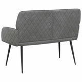 2 Seater Sofa with Metal Legs 2-Seater Dark Grey Velvet 42051052