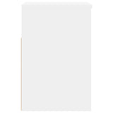 Shoe Bench White 60x30x45 cm Engineered Wood 808738