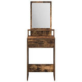Dressing Table Smoked Oak 50 x 41 x 140 cm Engineered Wood 865131