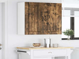 Wall Cabinet LUCCA Smoked Oak 80 x 31 x 80 cm Engineered Wood 885060