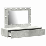 Dressing Table Grey 100 x 40 x 70 cm Engineered Wood 865238