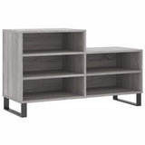 Shoe Cabinet Grey Sonoma 102x36x60 cm Engineered Wood 831402