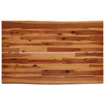 Dining Table with Live Edge 110x70x75 cm Solid Wood Acacia 353288