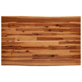 Dining Table with Live Edge 110x70x75 cm Solid Wood Acacia 353288
