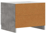 Bedside Cabinet with Drawer Concrete Grey 43 x 34.5 x 44.5 cm 895681