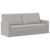 3 Seater Sofa Cloud Grey 190 x 81 x 82 cm Fabric 42041119