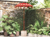 Balinese Parasol with Base Red 95 x 95 x 260 cm 3356913