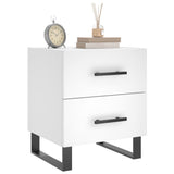 Bedside Cabinets 2 pcs White 40x35x47.5 cm Engineered Wood 827357