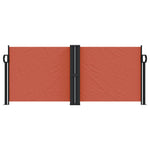 ZNTS Retractable Side Awning Terracotta 100x1000 cm 4004693