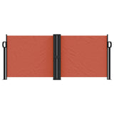 ZNTS Retractable Side Awning Terracotta 100x1000 cm 4004693