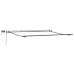 Manual Retractable Awning with LEDs Anthracite&White 400x300 cm 3310231
