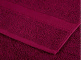 8 Piece Premium Towel Set SOLUND Bordeaux 600 gsm 137539