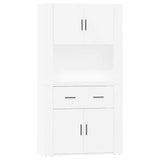 Highboard White Engineered Wood 3185367