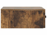 Bedside Cabinet with Drawer 2 pcs Smoked Oak 49 x 34.5 x 20 cm 897946